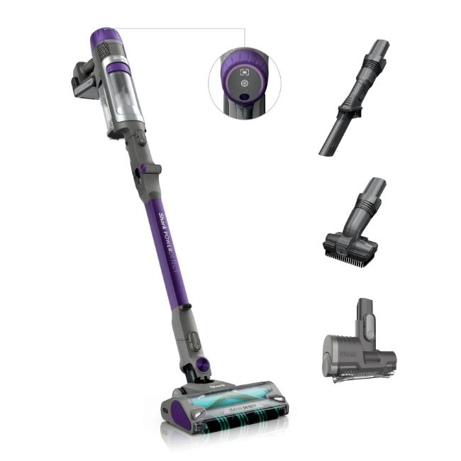 Shark PowerDetect Cordless Pet Vacuum Cleaner - Grey/Purple | DuoClean Detect, Anti Hair Wrap Plus, Handheld, LED Display