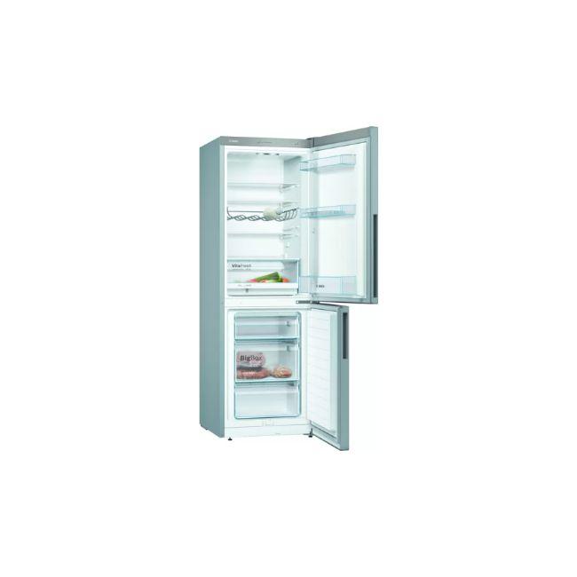 Bosch Serie 4 Freestanding Fridge Freezer Stainless steel