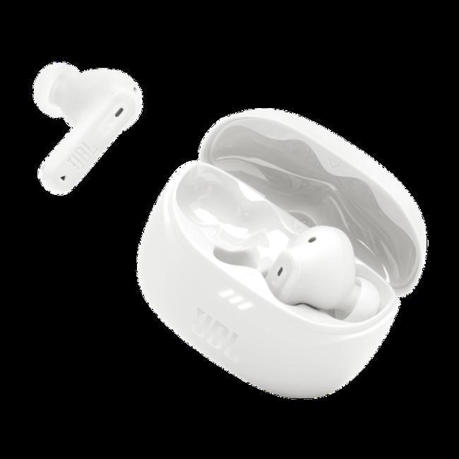 JBL Tune Beam 2 True Wireless Noise Cancelling Earbuds - White | 48hr Playback, Spatial Sound, Pure Bass, IP54, Bluetooth 5.3