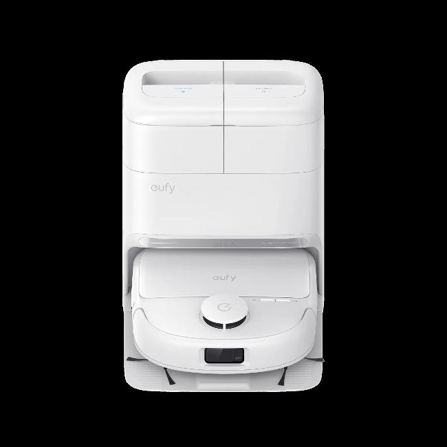 Eufy Omni C28A Robot Vacuum & Mop with 15,000 Pa Suction, 5-in-1 Station, HydroJet Mop, Auto Detangling, iPath 2.0 Nav, White