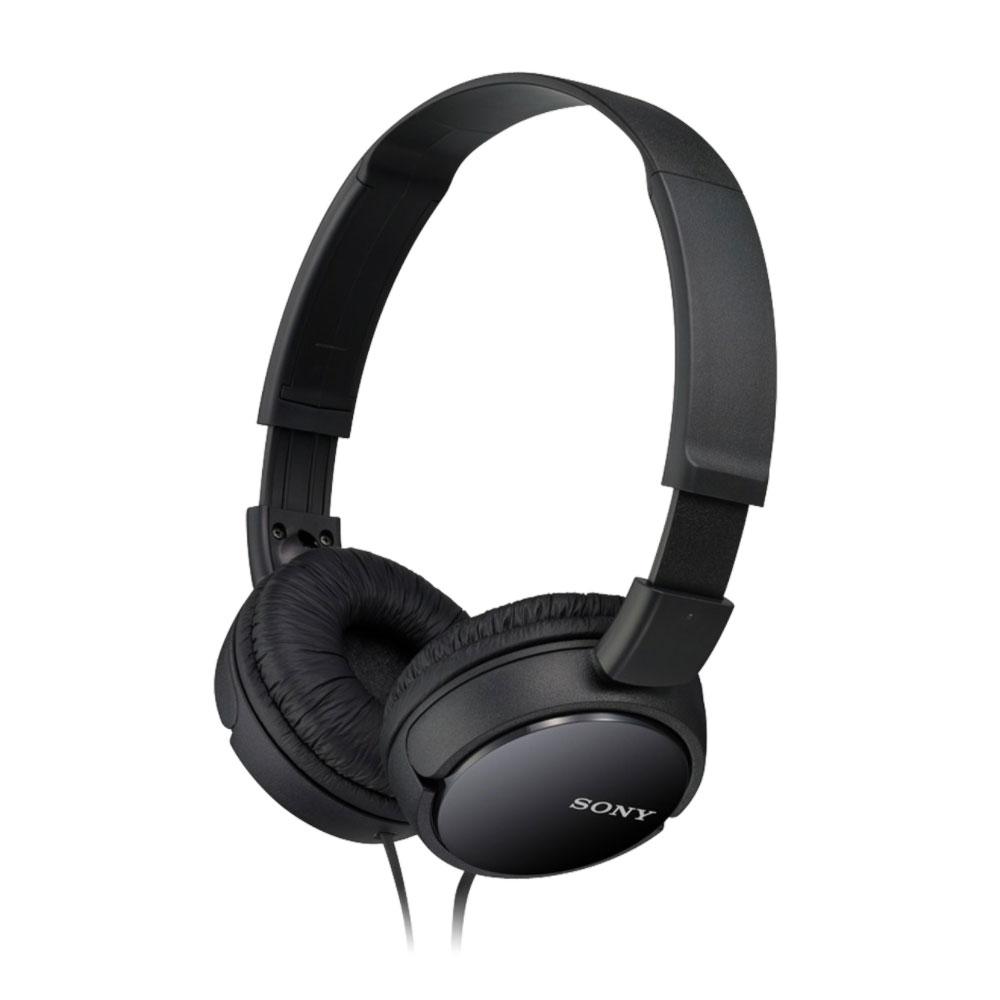 Sony On-Ear Headphones - Black, Cushioned Earpads