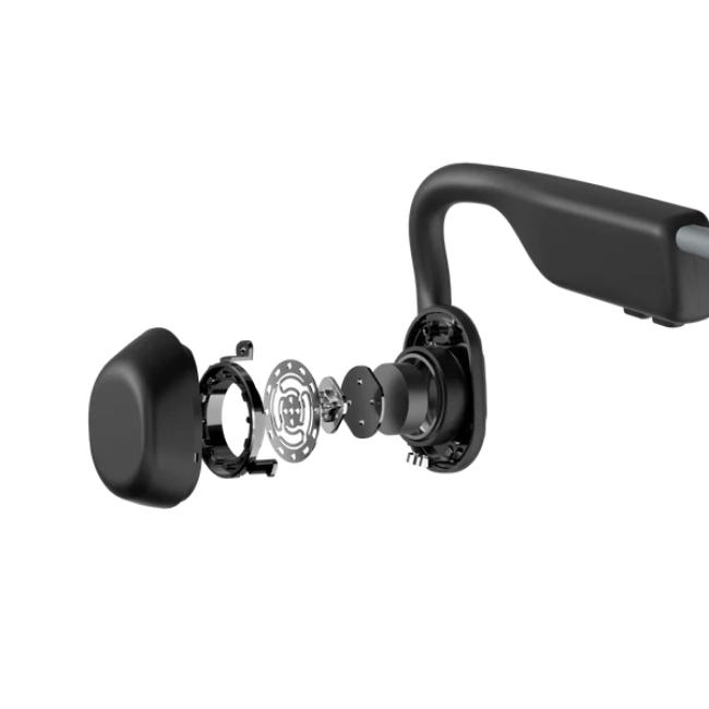 Shokz OpenMove Wireless Bone Conduction Open-Ear Headphones - Grey, 6 Hours Battery