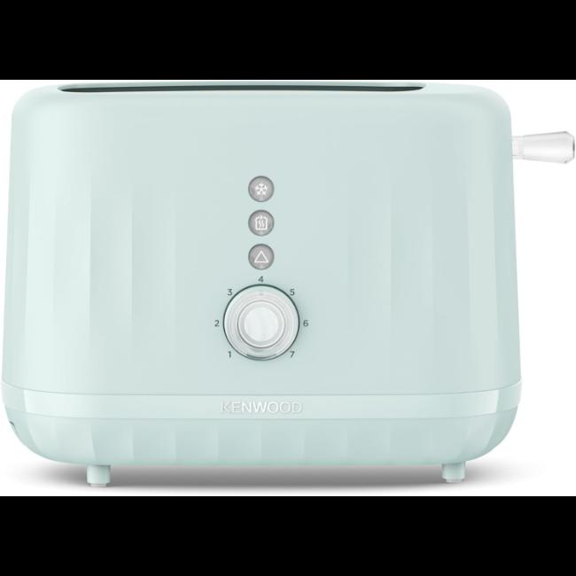 Kenwood Ripple 2 Slice Toaster TCP06.000BL Eggshell Blue - 7 Browning Levels, High-rise Lift, Defrost, Reheat, Removable Crumb Tray, 850W