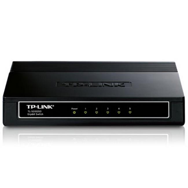 TP-Link 5-Port Gigabit Ethernet Switch | Black Color, Power Button