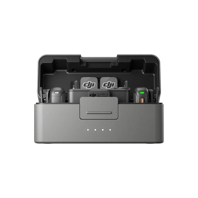 DJI Mic 3 Wireless Microphone System | Black | Receiver & Charging Case