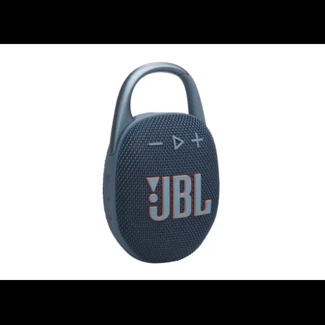 JBL Clip 5 Blue Bluetooth Speaker - Portable, Waterproof, Dustproof, Auracast, 12 Hours Battery