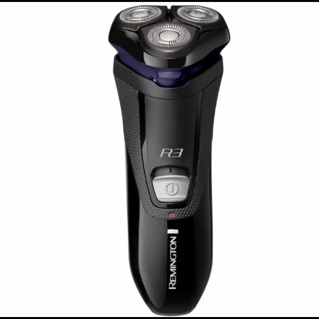 Remington R3 Rotary Shaver with Dual Track Blades, Pop-up Trimmer, Flexing Blades, Pivoting Neck, Corded Usage