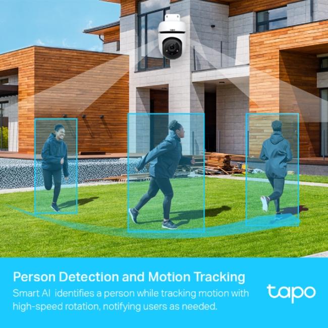 TP-Link Outdoor Pan/Tilt WiFi Security Camera - 1080p Full HD, Night Vision, 360° Coverage