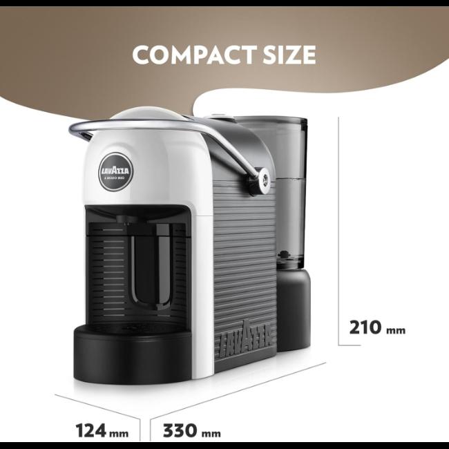 Lavazza A Modo Mio Jolie Evo Coffee Machine - White, Coffee, Cup, Pods