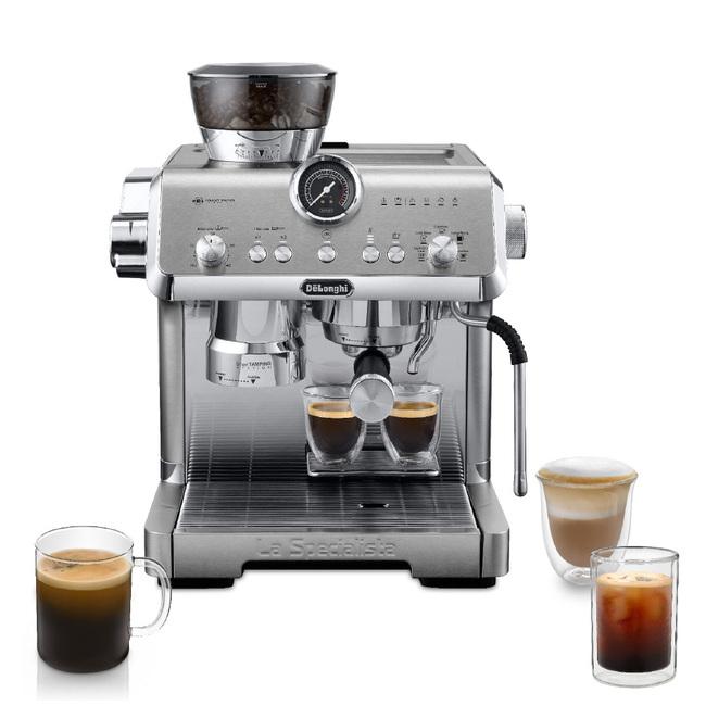 Delonghi La Specialista Opera Bean to Cup Coffee Machine with HomeCafe Kit - Stainless Steel, Espresso, Grinder, Steam Wand