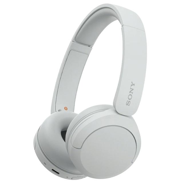 Sony Wireless Headphones - White | Bluetooth | Microphone