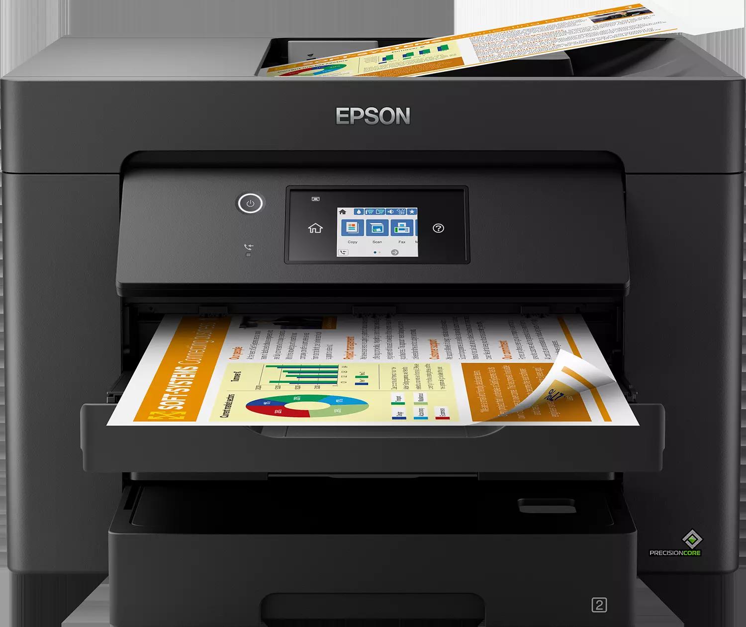 Epson WorkForce WF-7830DTWF Inkjet Printer Black Wi-Fi A3