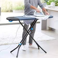Joseph Joseph Glide Plus Easy Store Ironing Board with DripShield Technology and Silicone Iron Rest, Blue, Size 130cm