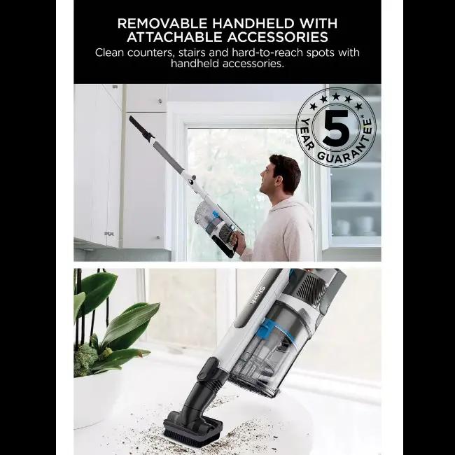 Shark PowerPro Pet Cordless Vacuum Cleaner with Anti Hair Wrap, Floor Detect, Flexology, Java Metallic