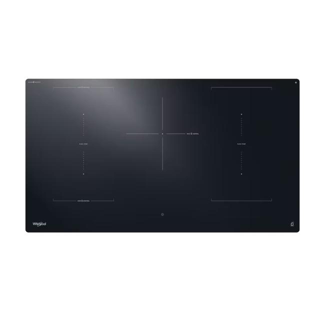 Whirlpool Induction 90cm Hob - Black, 5 Burners, Touch Control