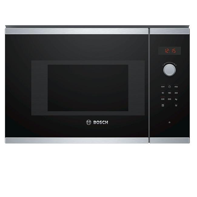 Bosch Serie 4 Built-in Solo Microwave Stainless Steel 800W LED Display Touch Controls