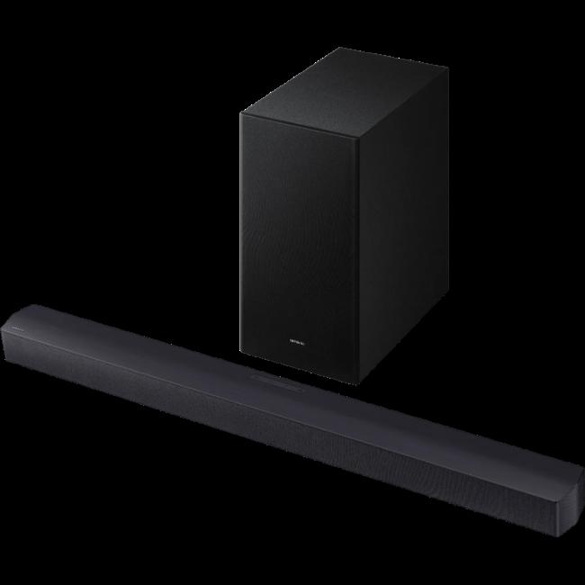 Samsung B-Series 2.1ch Soundbar with Subwoofer - Black | Includes Remote, Soundbar, Subwoofer