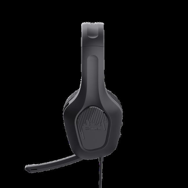 Trust GXT 415 Zirox Gaming Headset - Black, Over-ear, with Microphone
