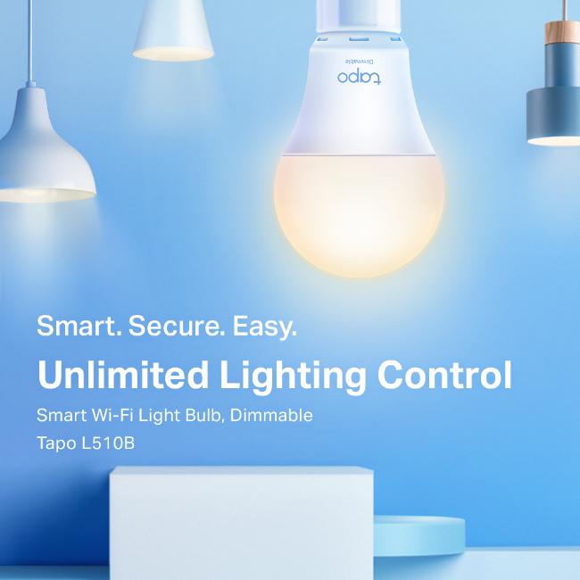Tapo Smart Wi-Fi Dimmable Light Bulb | Voice Control, Remote Control, Schedule