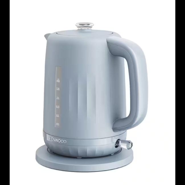 Kenwood Ripple Kettle Midnight Storm Blue 1.5L 3000W Textured Plastic Body with Perfect Pour Spout Illuminated Switch Removable Filter Water Level Indicator Cord Storage Boil-Dry Protection Size 22.35 x 18 x 24.75 cm Weight 1.08 lbs