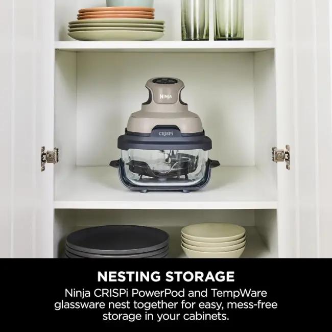 Ninja CRISPi 4-in-1 Portable Glass Air Fryer Stone