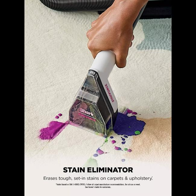Shark EveryMess VX110UK 3-in-1 Portable Stain Eliminator, Wet Vac & Dry Vac, 2kg, Blue, 6m Cord, Multi-Surface, Pet Hair Pick-Up, Self-Cleaning