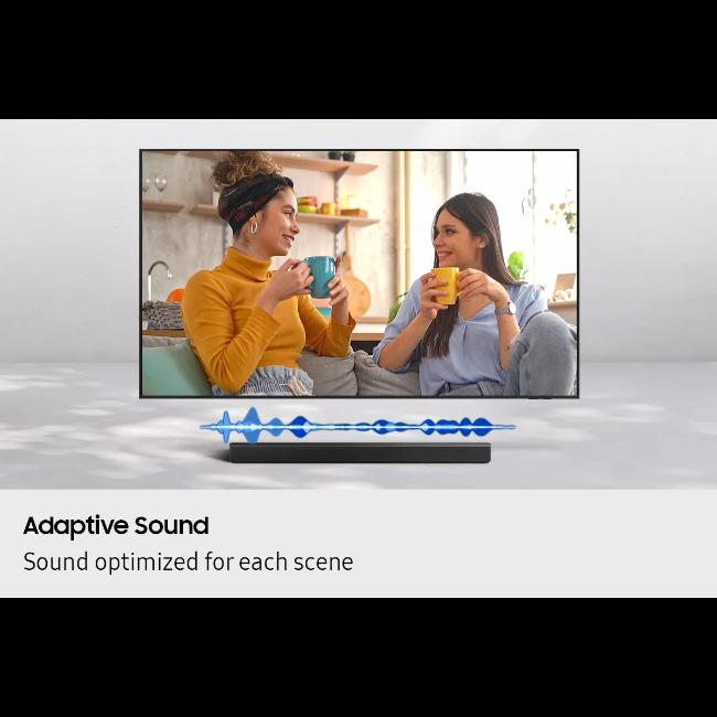 Samsung B-Series 2.1ch Soundbar with Subwoofer - Black | Includes Remote, Soundbar, Subwoofer
