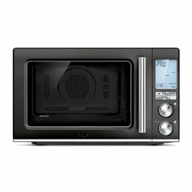 Sage Combi Wave 3-In-1 Microwave Oven - Black Stainless Steel with Digital Display and Inverter