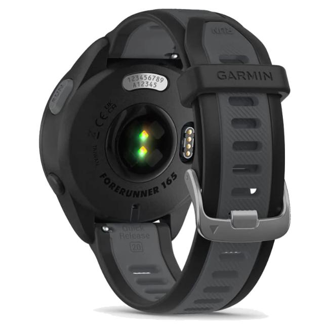 Garmin Forerunner 165 Music Smartwatch Black & Slate Grey GPS Running Watch