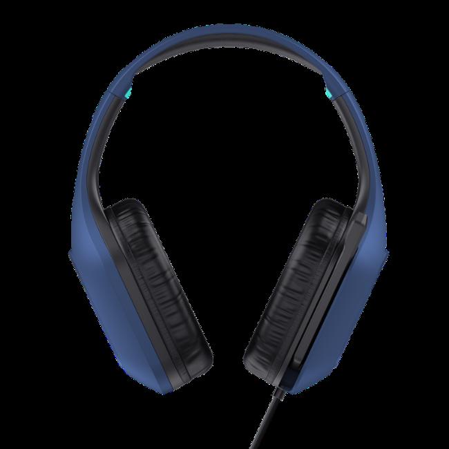 Trust GXT 415 Zirox Gaming Headset - Blue | Wired, Over-ear, Adjustable Headband