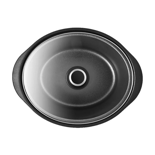 Morphy Richards 6.5L Slow Cooker Black with Dial, Glass Lid