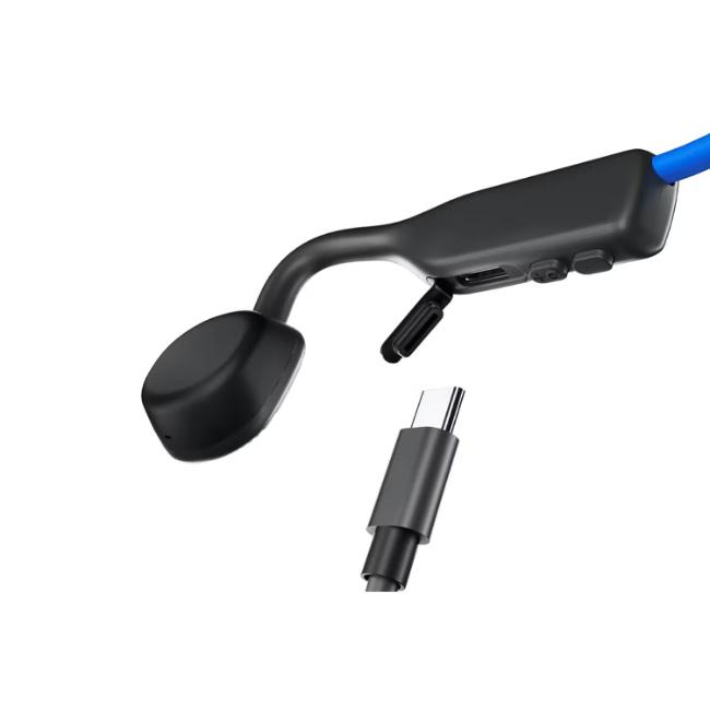 Shokz OpenMove Bone Conduction Wireless Open-Ear Headphones - Blue