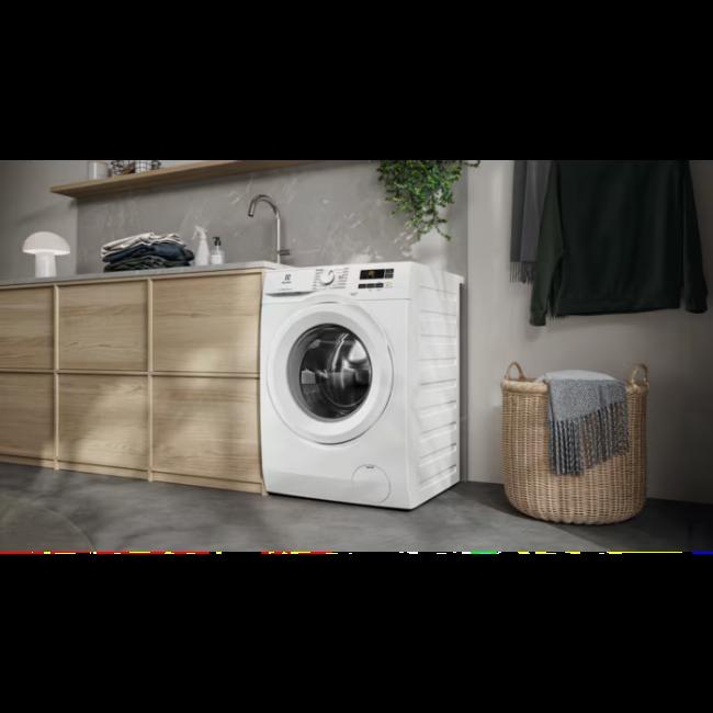Electrolux Washing Machine 10kg 1400rpm White - Steam Hygiene, Time Manager, Inverter Motor