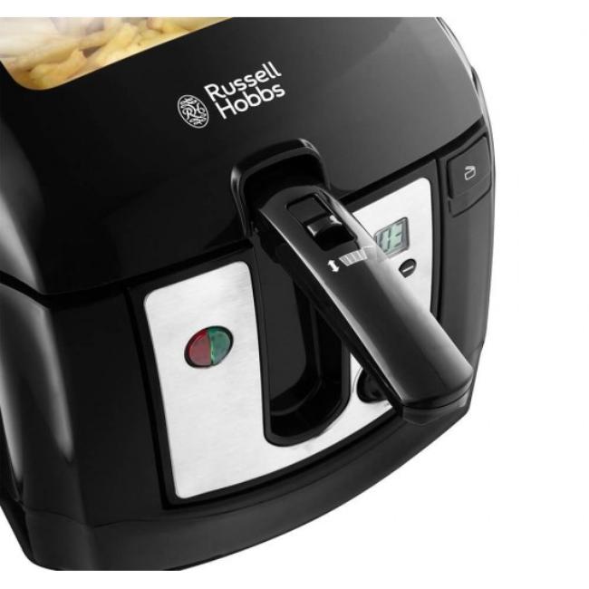 Russell Hobbs Digital Deep Fryer - Black 3.3L Capacity with Digital Timer and Observation Window