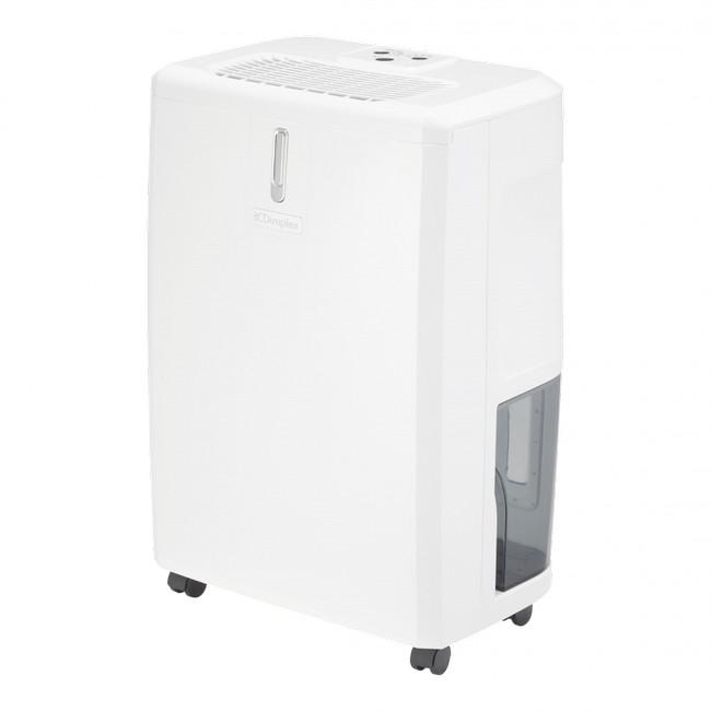 Dimplex 20L Dehumidifier with Timer & Delay Start | White | Image Features: Wheels, Dimplex