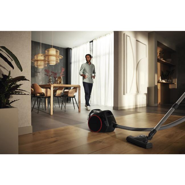 Miele Boost CX1 Bagless Vacuum Cleaner - Black & Red | Cylinder, Telescopic Tube