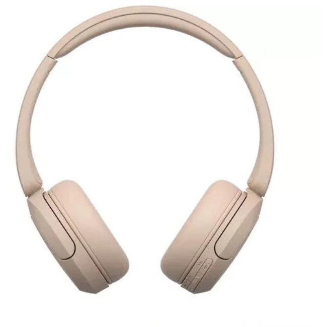 Sony WH-CH520 Wireless Bluetooth On-Ear Headphones | Beige Cream | Up to 50 Hours Battery Life | DSEE | Multipoint Connection | Lightweight | Over-Ear