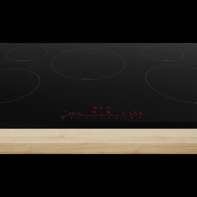 Bosch Series 6 80cm Induction Hob with 5 Cooking Zones and Touch Controls