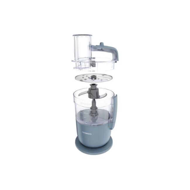 Kenwood MultiPro Go Food Processor - Grey / Storm Blue | 1.3 Litre, Slice, Grate, Knead Dough, Chop, Puree