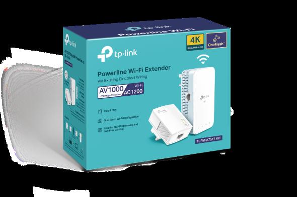 TP-Link AV1000 Powerline Wi-Fi Extender Kit | Gigabit Ethernet, Wi-Fi, HomePlug AV2