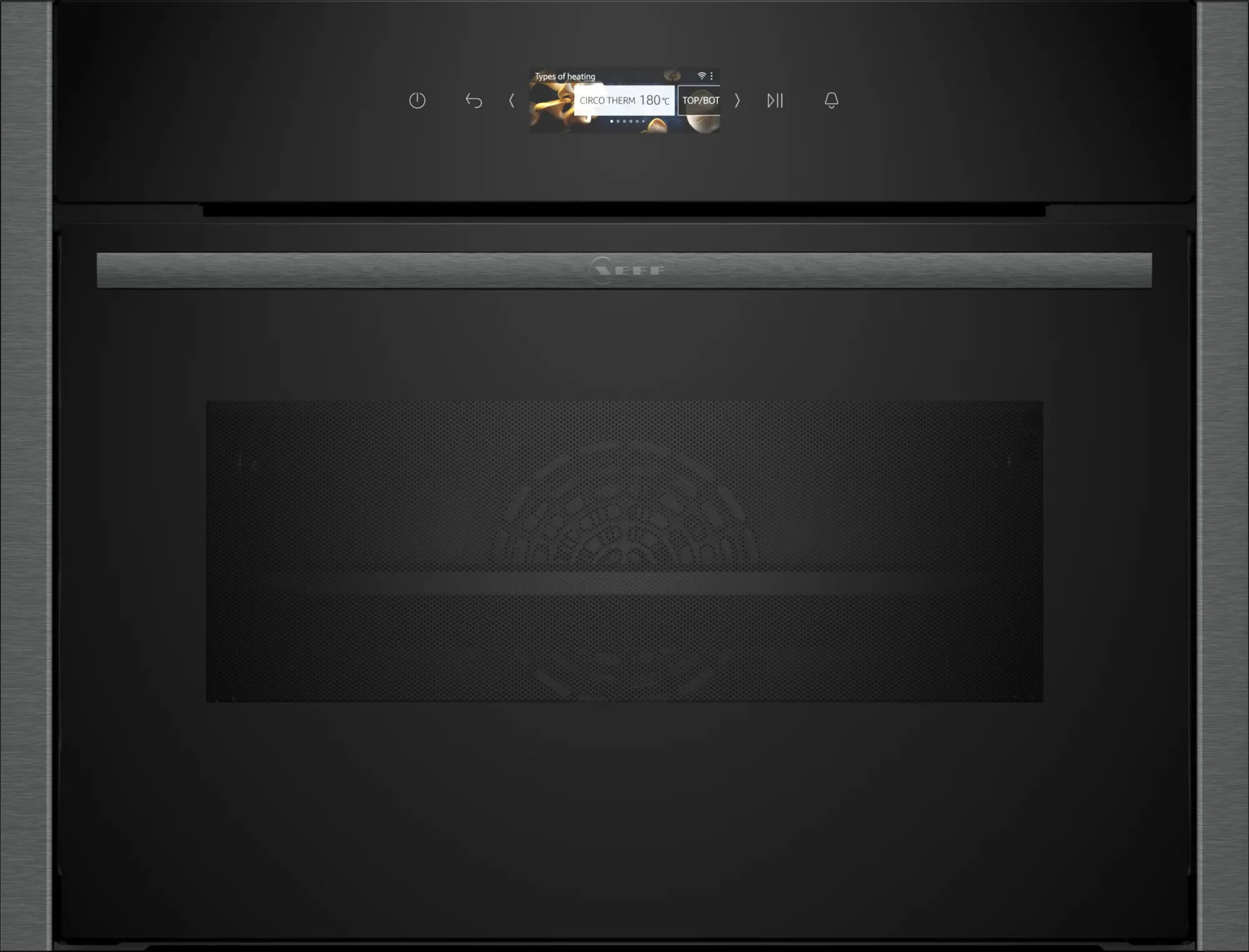 Neff Built-in Combi Oven Microwave Graphite-Grey Circo Therm 180°C