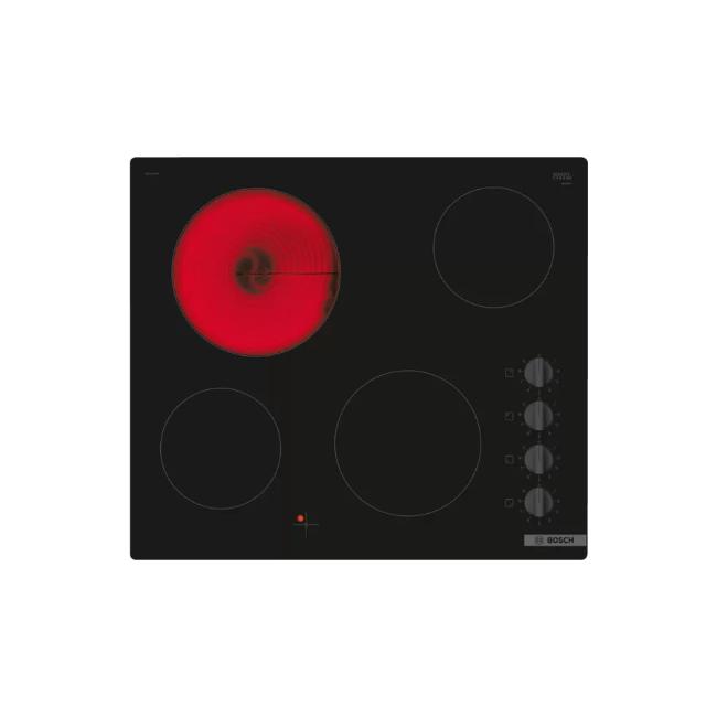 Bosch Ceramic Hob Black 4 Zones 60cm