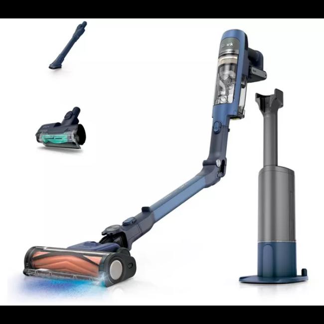 Shark PowerDetect Speed Luxe Cordless Vacuum Cleaner Ultramarine HEPA Filtration Auto-Empty Up to 60 Min Run Time