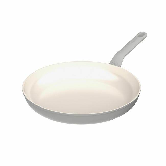 Berghoff Moonmist 32cm Frying Pan - CeraGreen Ceramic Non-stick, Recycled Aluminium, Stay-cool Handle, Induction Compatible, Grey