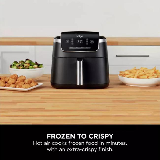 Ninja 4.7L Digital Air Fryer Black | Air Fry, Roast, Reheat, Dehydrate