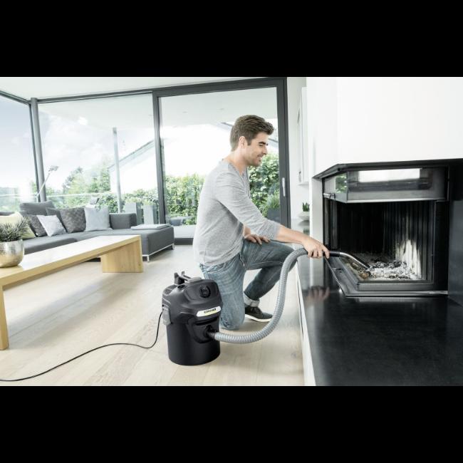 Karcher Ash Vacuum Cleaner 600W Metal Container Filter Cleaning System