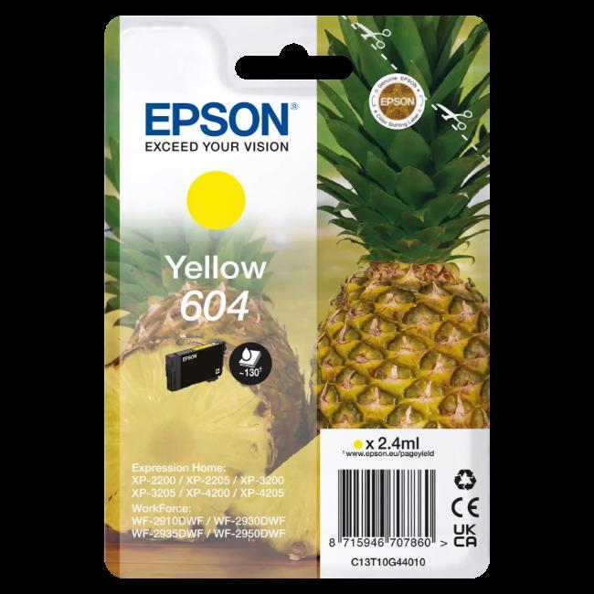 Epson 604 Yellow Ink Cartridge | Pineapple