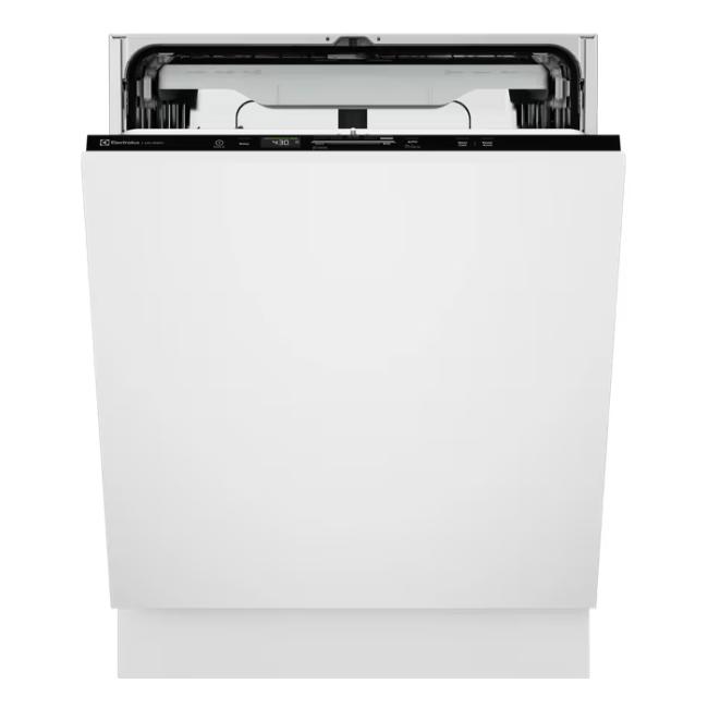 Electrolux 600 SmartSelect Integrated 60cm Dishwasher - White, 14 Place Settings, Stainless Steel, AirDry, FlexiMax Drawer, SoftSpikes, LightOnFloor, 44dB(A), Inverter Motor