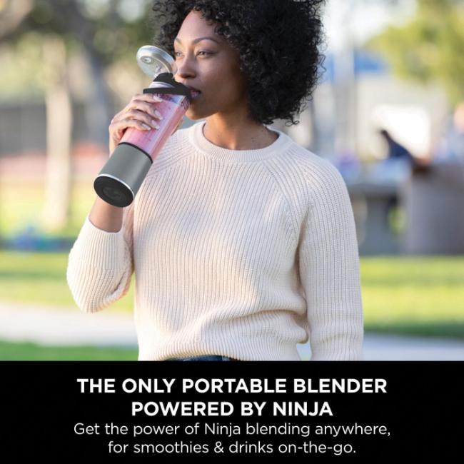 Ninja Blast Portable Blender Black 530ml with Carry Handle, Start/Stop Button, Power Button