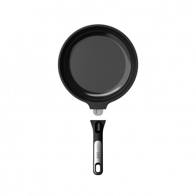 Berghoff 32cm Non-Stick Frying Pan with Detachable Handle, CeraGreen Coating, Induction Base, Oven Safe to 230°C, Black